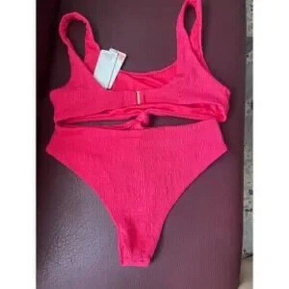 Agua Bendita Swimsuit XL Kasie Bright Rose Size NWT  $290 - Picture 3 of 6